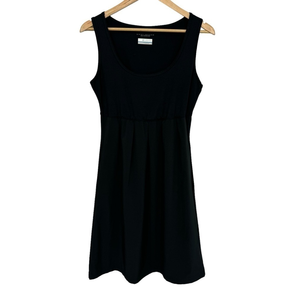 Columbia Sporty Summer Dress Sz S Black Casual Golf Tennis Hiking Outdoors VGUC